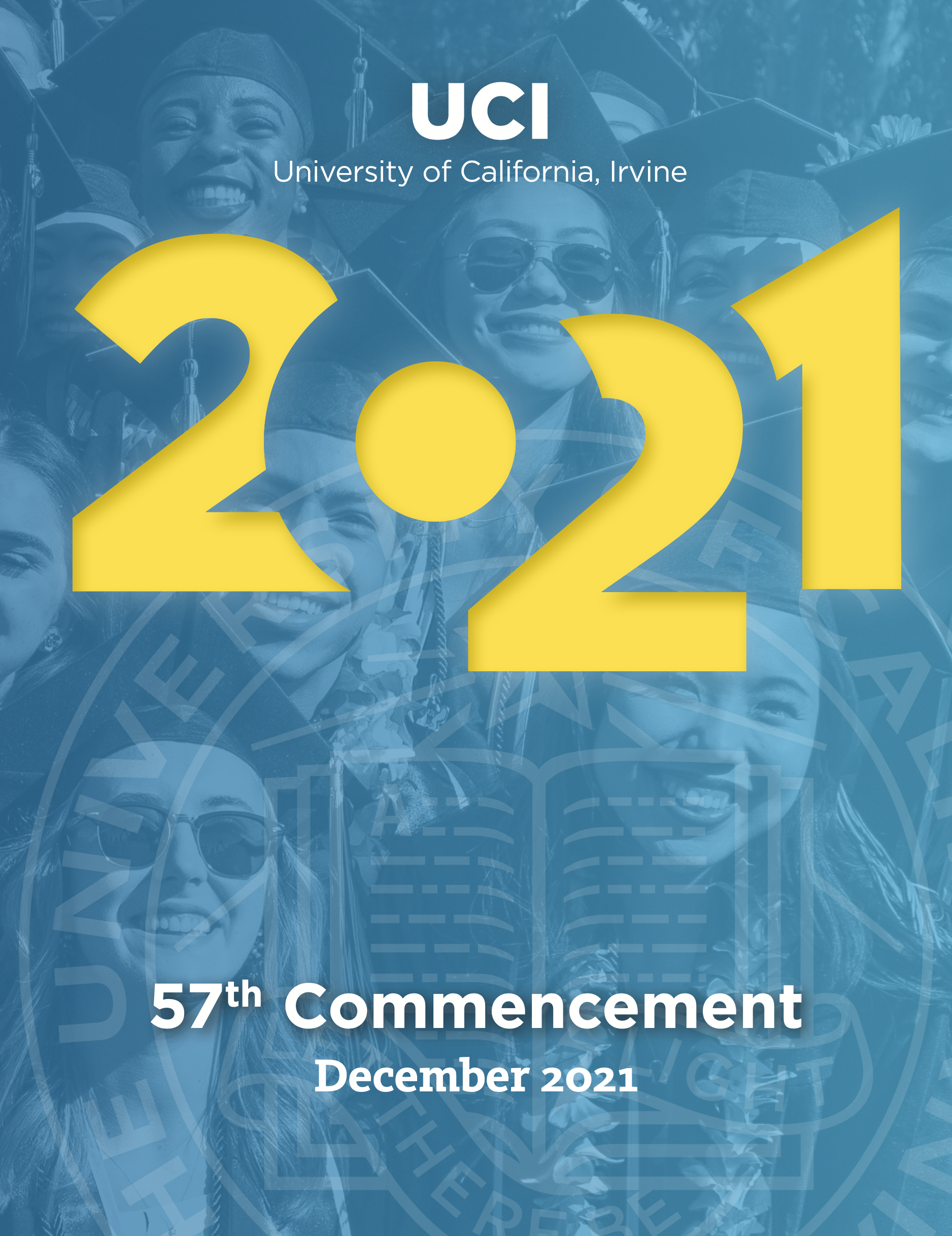 2021 December Commencement Program list of grads cover