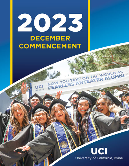 2023 December Commencement Program list of grads cover